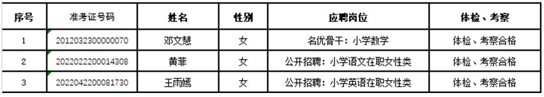 2020年長沙市雨花區(qū)公開選聘特殊人才、名優(yōu)骨干教師和公開招聘教師擬聘用人員公示（第四批）(圖1)